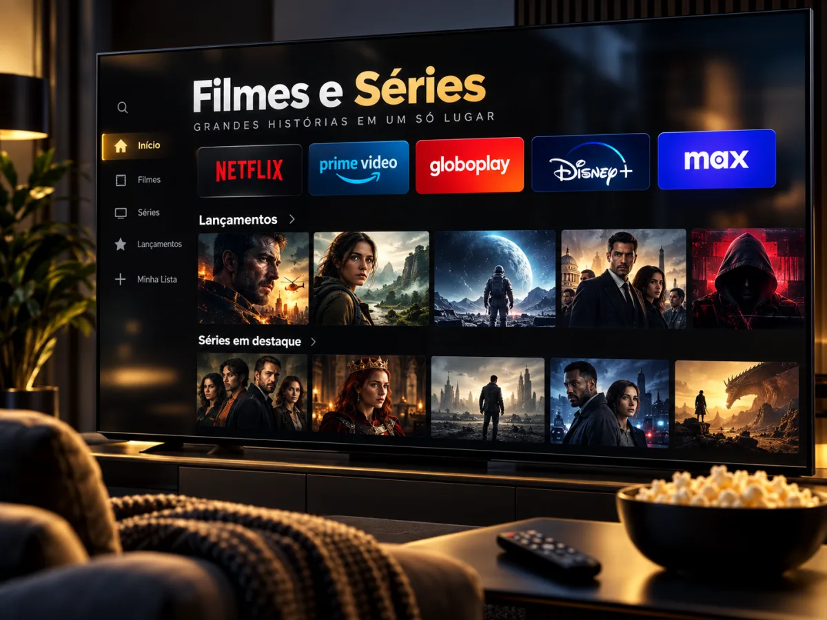IPTV com filmes e séries